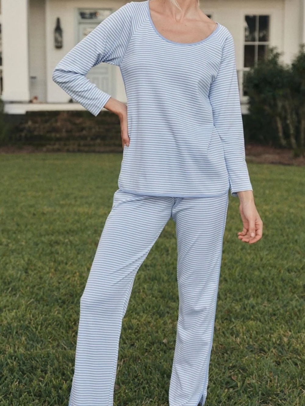 LAKE Pajamas Striped Dreamodal Matching Pajamas Set